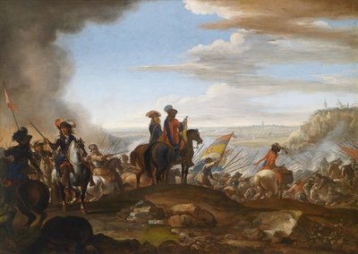 The Troops of Grand Duke Cosimo III of Tuscany in Battle by Giuseppe Pinacci